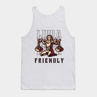 Libra The Friendly Zodiac Sign Tank Top